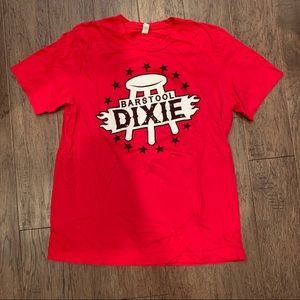 Barstool Dixie t shirt Large
